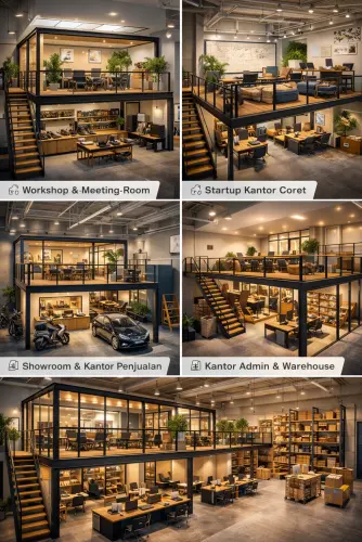 Mezzanine Ruang Kantor di Grogol Petamburan