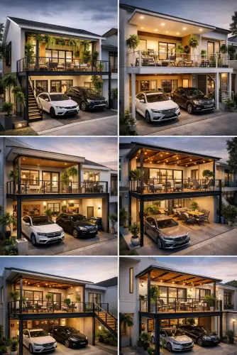 Mezannine Teras Rumah Keren di Grogol Petamburan